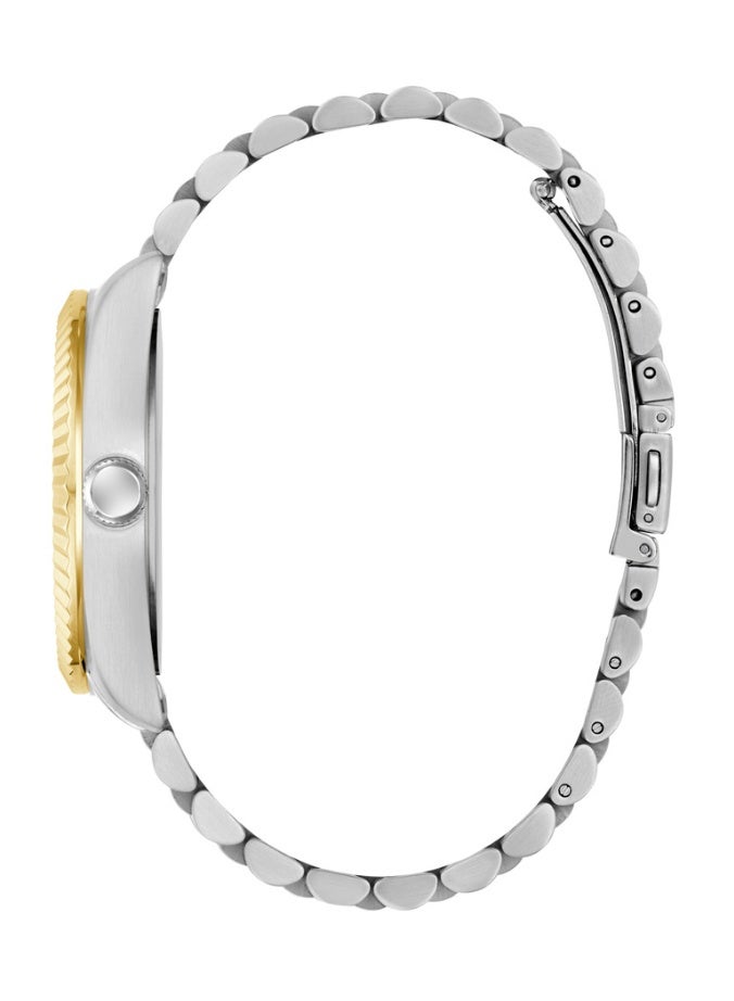 GUESS Mens Jaden 2-Tone Multi-function Date Stainless Steel Watch GW0977G4 - Image 2